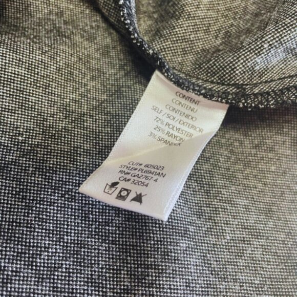 Eva Franco Houndstooth Ruffle Sleeve Top XS - Statement Bell Sleeve - EUC - Picture 6 of 6